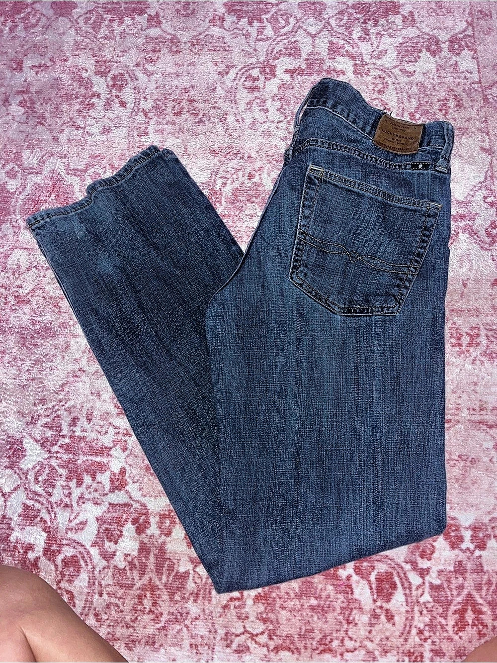 Lucky Brand 361 Vintage Straight Jean Straight Leg Jeans in Blue Waist 32